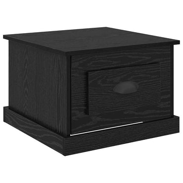 vidaXL Couchtisch Schwarz Eichen-Optik 50 x 50 x 35 cm Holzwerkstoff