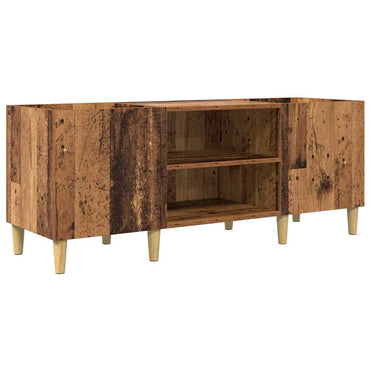 vidaXL Meuble pour disques vinyles en bois de récupération 121 x 38 x 48 cm Bois d'ingénierie