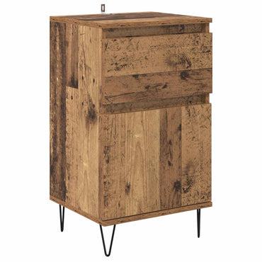 vidaXL Sideboard mit Schubladen Altholz 35 x 40 x 70 cm Holzwerkstoff
