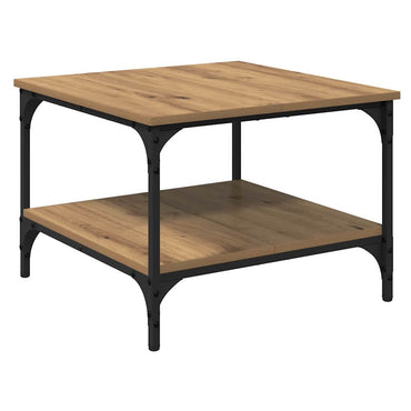 vidaXL Couchtisch Artisan-Eiche 55 x 55 x 40 cm Holzwerkstoff