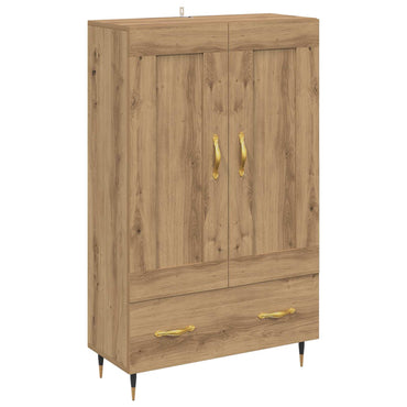 vidaXL Highboard Artisan-Eiche 69,5 x 31 x 115 cm Holzwerkstoff