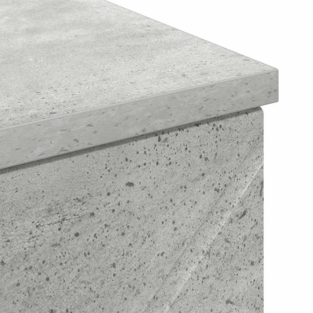Badezimmerschrank mit Schubladen Beton Grau 30 x 35 x 80 cm