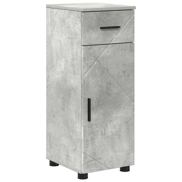 vidaXL Badezimmerschrank mit Schubladen Beton Grau 30 x 35 x 80 cm