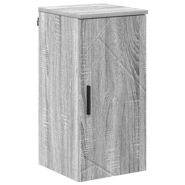 vidaXL Badezimmerschrank Wandmontiert Graues Sonoma 30 x 31,5 x 61 cm