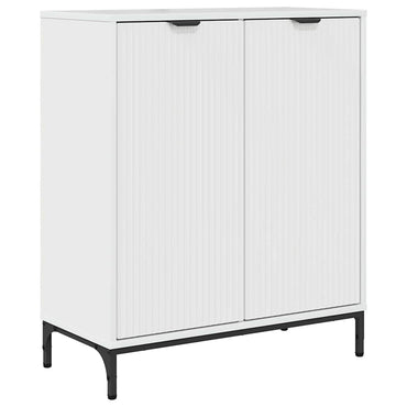 vidaXL Sideboard Hochglanz Weiß 69,5 x 33 x 82 cm Holzwerkstoff