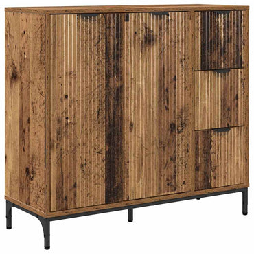 vidaXL Buffet en bois de récupération 89,5 x 33 x 82 cm Bois d'ingénierie