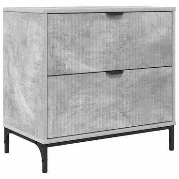 vidaXL Nachttisch Betongrau 63,5 x 36 x 61 cm Holzwerkstoff