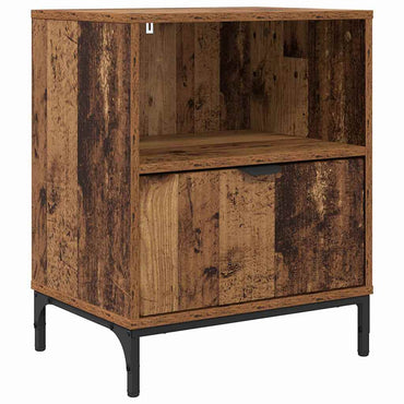 vidaXL Nachttisch mit Schubladen Altholz 49 x 36 x 61 cm Holzwerkstoff