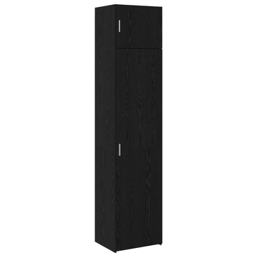 vidaXL Sideboard 3 pcs Schwarz Eichen-Optik