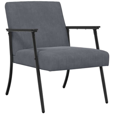vidaXL Sessel Dunkelgrau 59 x 75 x 78 cm Samt