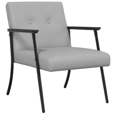 vidaXL Sessel Wolkengrau 59 x 75 x 78 cm Stoff