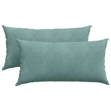 vidaXL Sofakissen 2 Stück Meergrün 80 x 40 cm Cordstoff