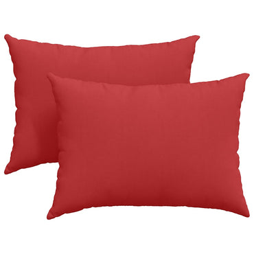 vidaXL Sofakissen 2 pcs Rot 70 x 50 cm Stoff