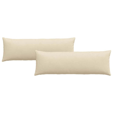 vidaXL Sofakissen 2 pcs Creme 120 x 40 cm Stoff