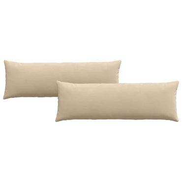 vidaXL Sofakissen 2 Stück Creme 120 x 40 cm Stoff