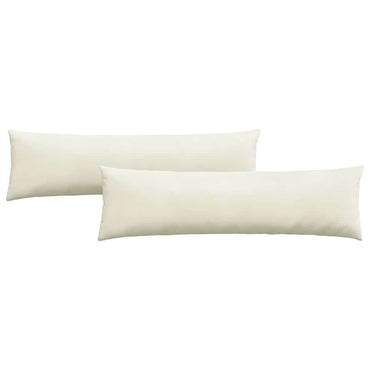 vidaXL Sofakissen 2 Stück Creme 145 x 40 cm Cordstoff
