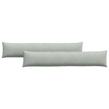vidaXL Sofakissen 2 Stück Hellgrau 200 x 40 cm Cordstoff