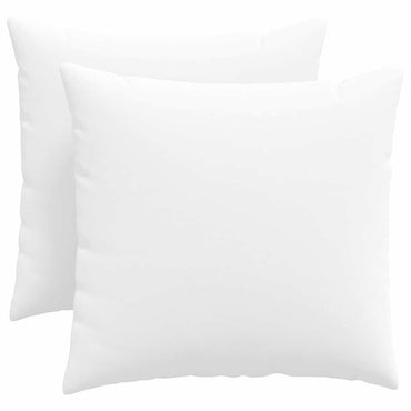 vidaXL Sofakissen 2 pcs Weiß 50 x 50 cm Stoff