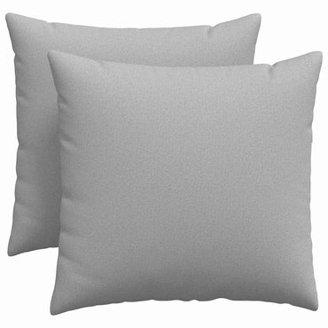 vidaXL Sofakissen 2 pcs Wolkengrau 50 x 50 cm Stoff