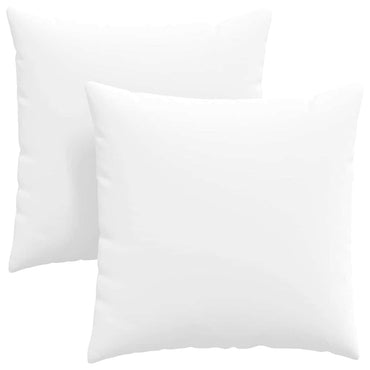 vidaXL Sofakissen 2 pcs Weiß 60 x 60 cm Stoff