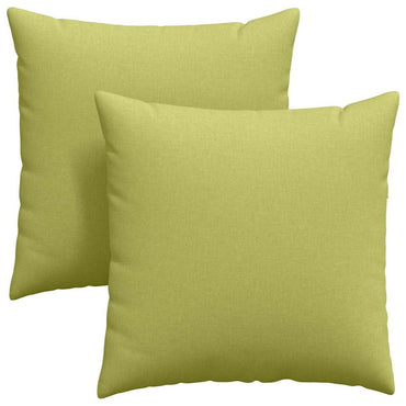vidaXL Sofakissen 2 pcs Hellgrün 80 x 80 cm Stoff