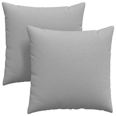 vidaXL Sofakissen 2 pcs Wolkengrau 80 x 80 cm Stoff