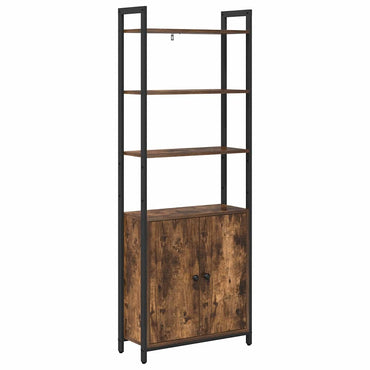 vidaXL Bücherregal Geräucherte Eiche 60 x 24 x 161 cm Holzwerkstoff