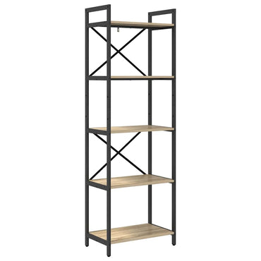 vidaXL Bücherregal Sonoma-Eiche 56 x 34 x 171 cm Holzwerkstoff
