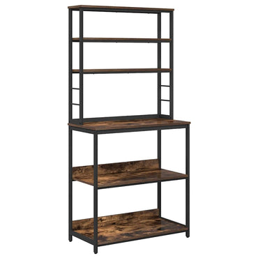 vidaXL Küchenregal Geräucherte Eiche 80 x 40 x 168 cm Holzwerkstoff