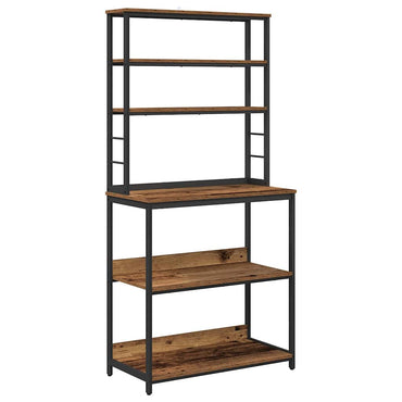 vidaXL Küchenregal Altholz 80 x 40 x 168 cm Holzwerkstoff