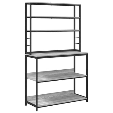 vidaXL Étagère de cuisine Sonoma gris 100 x 40 x 168 cm bois d'ingénierie