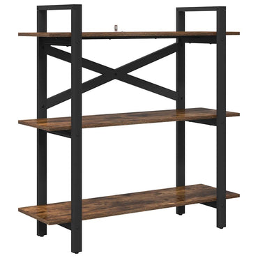 vidaXL Bücherregal Geräucherte Eiche 100 x 33,5 x 102 cm Holzwerkstoff