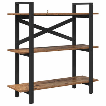 vidaXL Bücherregal Altholz 100 x 33,5 x 102 cm Holzwerkstoff
