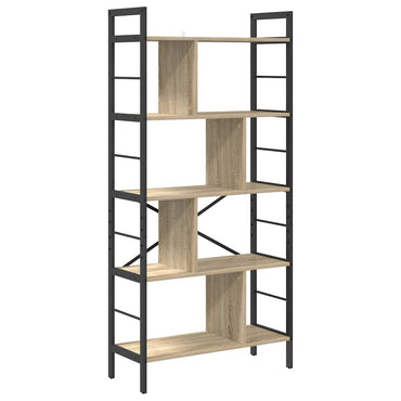 vidaXL Bücherregal Sonoma-Eiche 75 x 30 x 156 cm Holzwerkstoff