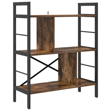 vidaXL Bücherregal Geräucherte Eiche 75 x 30 x 91 cm Holzwerkstoff