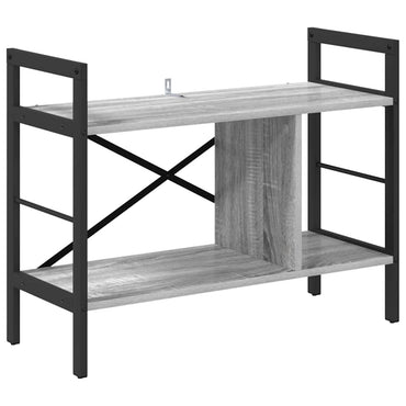 vidaXL Bücherregal Graues Sonoma 75 x 30 x 58,5 cm Holzwerkstoff