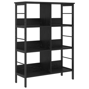 vidaXL Bücherregal Schwarz Eichen-Optik 82 x 32 x 112 cm Holzwerkstoff