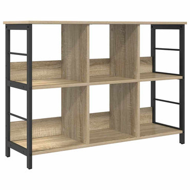 vidaXL Bücherregal Sonoma-Eiche 102 x 32 x 72,5 cm Holzwerkstoff