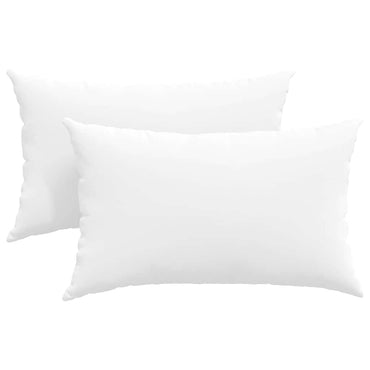 vidaXL Sofakissen 2 pcs Weiß 50 x 30 cm Stoff