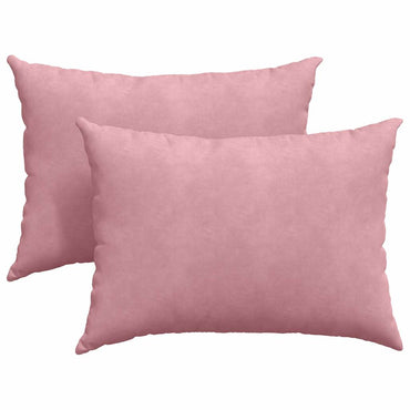 vidaXL Sofakissen 2 Stück Rosa 70 x 50 cm Cordstoff