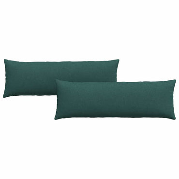 vidaXL Sofakissen 2 pcs Dunkelgrün 120 x 40 cm Stoff