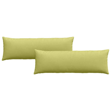 vidaXL Sofakissen 2 pcs Hellgrün 120 x 40 cm Stoff