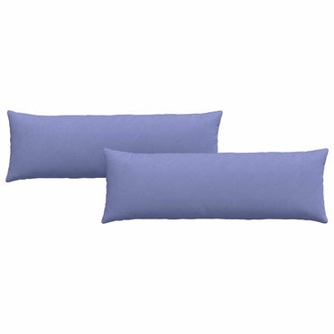 vidaXL Sofakissen 2 pcs Jeans blau 120 x 40 cm Stoff