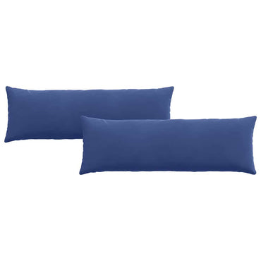 vidaXL Sofakissen 2 Stück Polizeiblau 120 x 40 cm Cordstoff