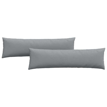 vidaXL Sofakissen 2 pcs Hellgrau 145 x 40 cm Stoff