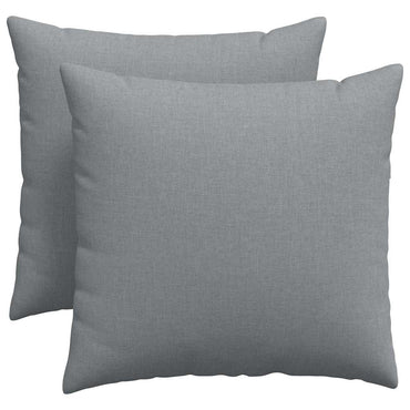 vidaXL Sofakissen 2 pcs Hellgrau 50 x 50 cm Stoff