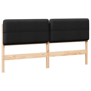 vidaXL Gepolstertes Kopfteil mit Kopfteil Braun und Schwarz 180 cm