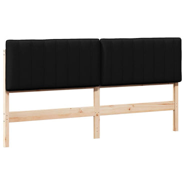vidaXL Gepolstertes Kopfteil mit Kopfteil Braun und Schwarz 180 cm