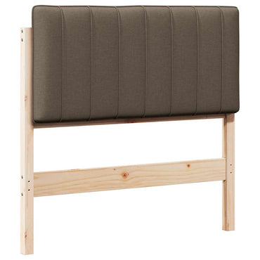 vidaXL Gepolstertes Kopfteil mit Kopfteil Braun und Taupe 90 cm