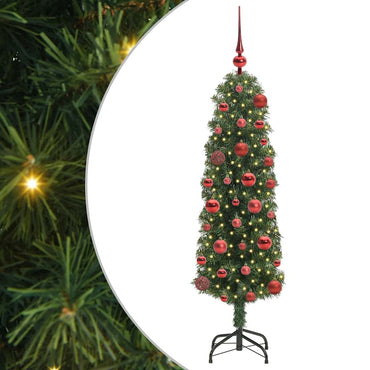 vidaXL Sapin de Noël artificiel avec 150 LED avec support Vert 120 cm